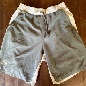 Under Armour Men’s Medium heat gear running shorts.